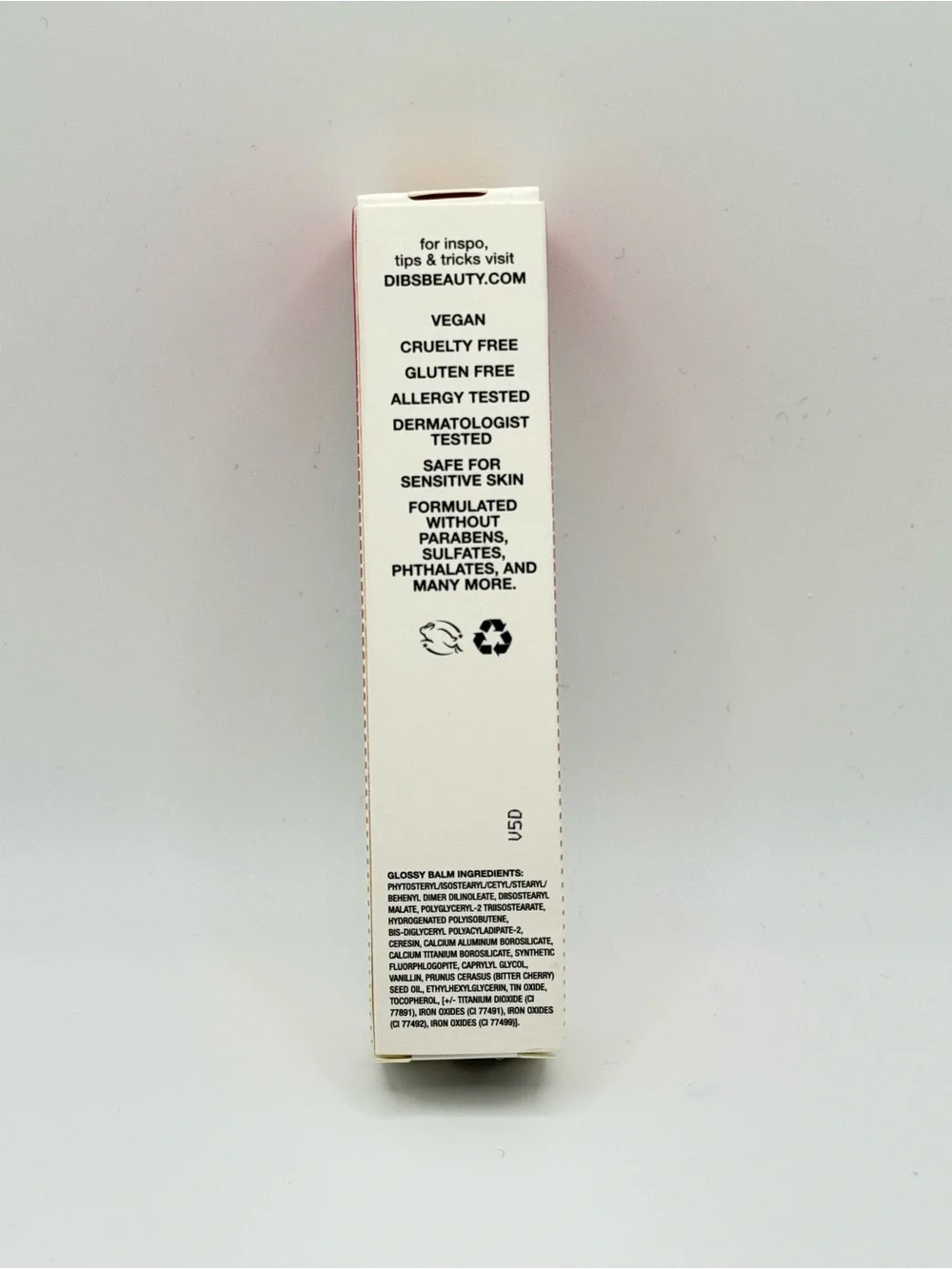 DIBS Beauty Go To Glossy Balm Kiss Me Quick Lip Gloss NEW